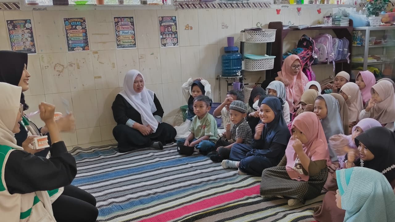 Sosialisasi PHBS di PAUD Ar-Rohmah 1
